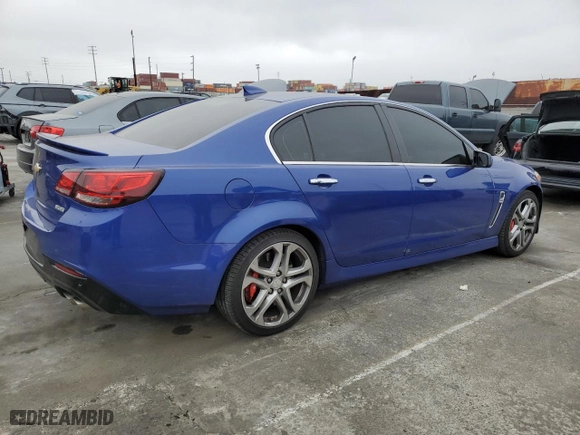 2017 Chevrolet SS with VIN 6G3F25RW5HL303149, listed as a Copart auction lot 57072044 with 27,826 mi miles and Clean Title. Bid and sale history available at carsss.com. Image 3.