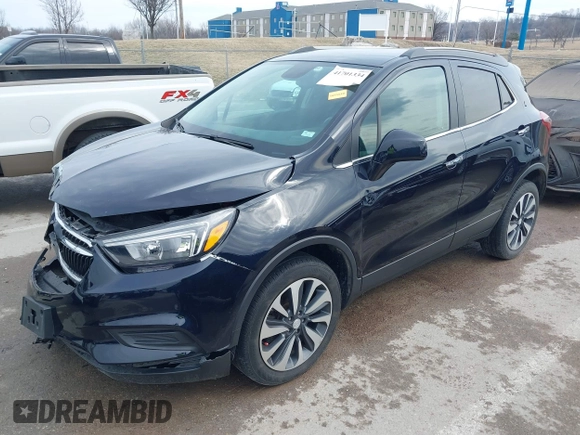2021 Buick Encore Preferred with VIN KL4CJESMXMB365071, listed as a IAAI auction lot 41701334 with 39,618 mi miles. Bid and sale history available at carsss.com. Image 17.