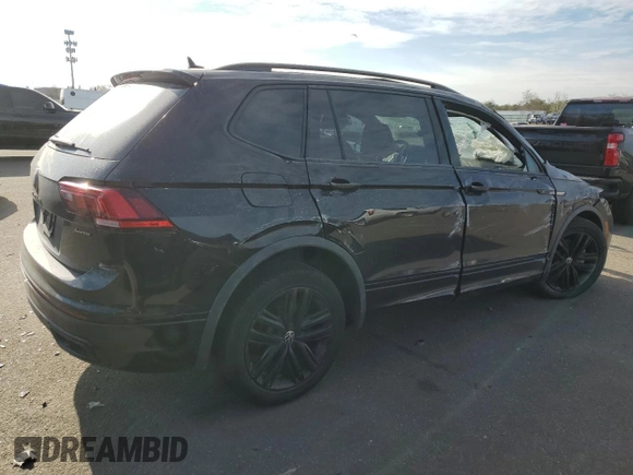2022 Volkswagen Tiguan SE R-Line Black with VIN 3VV8B7AX4NM018976, listed as a Copart auction lot 88516775 with 49,139 mi miles and Non Repairable. Bid and sale history available at DreamBid. Image 3.