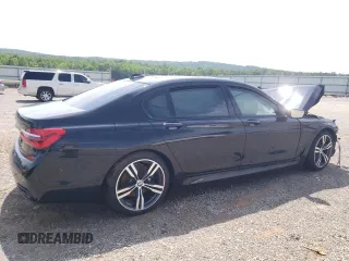 2016 BMW 7 Series 740i with VIN WBA7E2C59GG738509, listed as a Copart auction lot 52097993 with 0 mi miles. Bid and sale history available at carsss.com. Image 3.