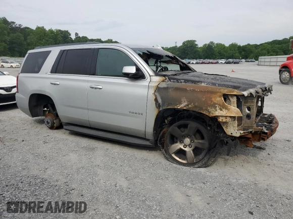 2017 Chevrolet Tahoe LT with VIN 1GNSCBKC6HR206618, listed as a Copart auction lot 57327085 with Not provided miles and Salvage title. Bid and sale history available at DreamBid. Image 4.