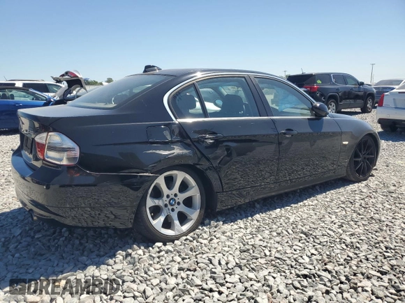 2007 BMW 3 Series 335i with VIN WBAVB73577VF54424, listed as a Copart auction lot 49334785 with 149,595 mi miles and Salvage title. Bid and sale history available at DreamBid. Image 3.