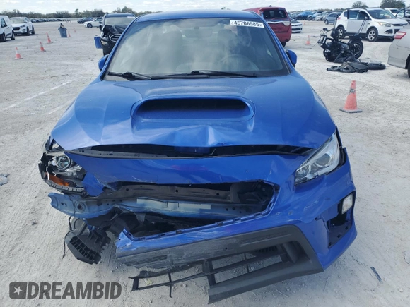 2021 Subaru WRX with VIN JF1VA1A60M9824115, listed as a Copart auction lot 45706985 with 29,737 mi miles and Salvage Title. Bid and sale history available at carsss.com. Image 5.