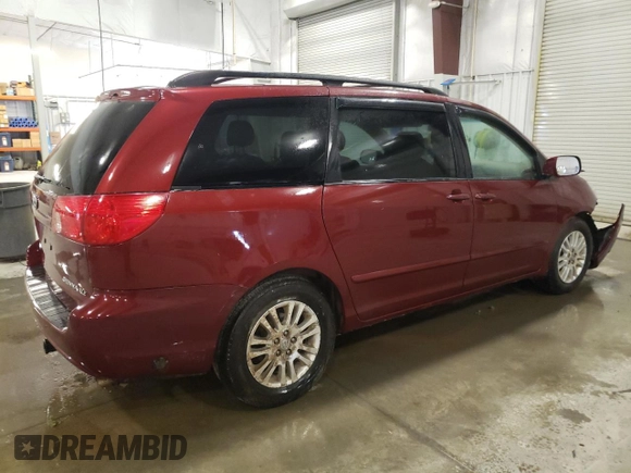2008 Toyota Sienna XLE with VIN 5TDZK22C48S179740, listed as a Copart auction lot 48697935 with 203,777 mi miles and Salvage Title. Bid and sale history available at carsss.com. Image 3.