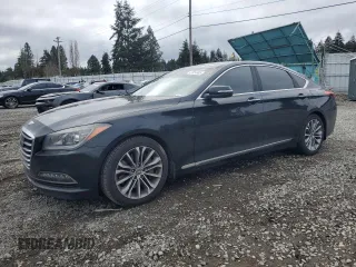 2016 Hyundai Genesis 3.8L with VIN KMHGN4JE9GU127880, listed as a Copart auction lot 47654885 with 138,902 mi miles and Clean Title. Bid and sale history available at carsss.com. Image 1.