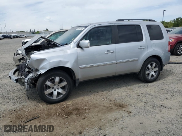 2012 Honda Pilot Touring with VIN 5FNYF3H92CB011089, listed as a Copart auction lot 52822085 with Not Provided miles and Salvage Title. Bid and sale history available at carsss.com. Image 1.