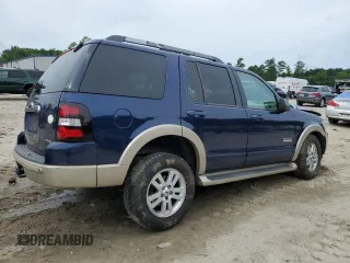 2006 Ford Explorer Eddie Bauer with VIN 1FMEU74846UB47678, listed as a Copart auction lot 60109615 with Not provided miles and Salvage title. Bid and sale history available at DreamBid. Image 3.