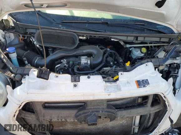2024 Ford Transit Cargo with VIN 1FTBW3U86RKB32433, listed as a Copart auction lot 85781534 with 15,889 mi miles and Salvage Title. Bid and sale history available at DreamBid. Image 13.