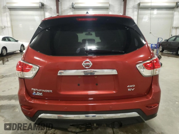 2013 Nissan Pathfinder SV z VIN 5N1AR2MM5DC684742, wystawiony jako Copart lot #51094625 z przebiegiem 216 995 mil mil oraz Szkoda całkowita • Salvage title. Historia ofert i sprzedaży dostępna na DreamBid. Obrazek 6.