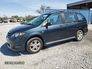 2004 Mazda MPV LX with VIN JM3LW28AX40508624, listed as a Copart auction lot 46753635 with 112,230 mi miles and Salvage Title. Bid and sale history available at carsss.com. Image 1.