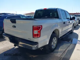 2018 Ford F-150 XL with VIN 1FTEW1CG3JKF83060, listed as a IAAI auction lot 42082403 with 96,647 mi miles. Bid and sale history available at carsss.com. Image 4.
