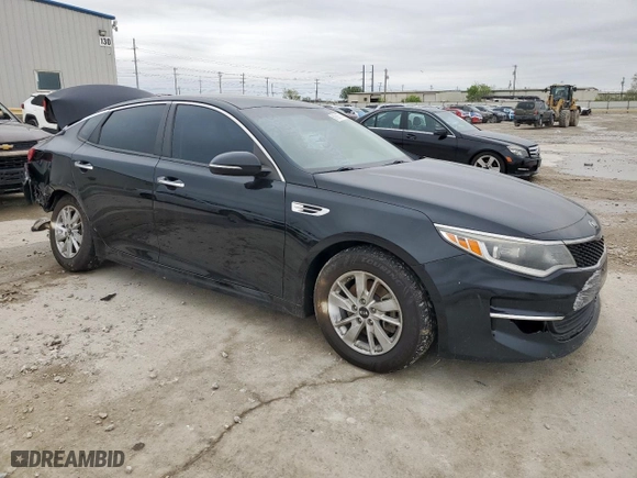 2016 Kia Optima LX with VIN 5XXGT4L34GG034678, listed as a Copart auction lot 51686775 with 164,585 mi miles and Salvage Title. Bid and sale history available at carsss.com. Image 4.
