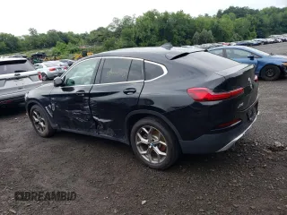 2020 BMW X4 xDrive30i with VIN 5UX2V1C06L9B74345, listed as a Copart auction lot 57495183 with 0 mi miles. Bid and sale history available at carsss.com. Image 2.
