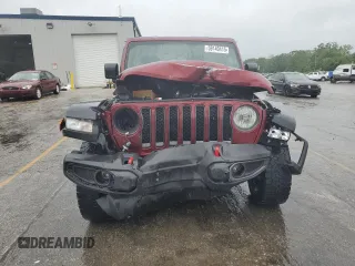 2021 Jeep Wrangler Unlimited Rubicon with VIN 1C4HJXFN1MW695586, listed as a Copart auction lot 59140415 with 47,059 mi miles and Salvage title. Bid and sale history available at DreamBid. Image 5.