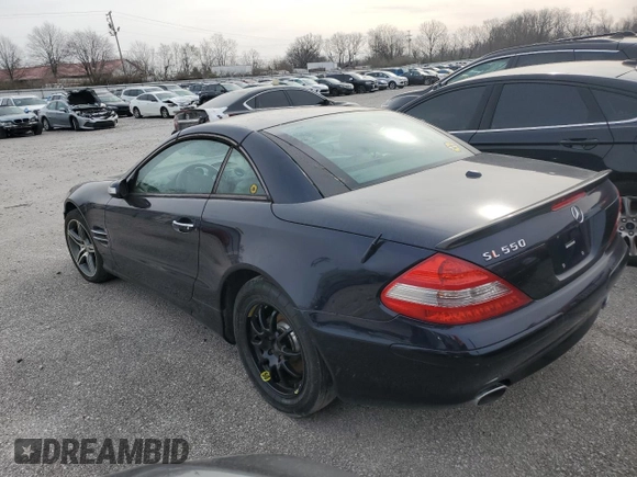 2007 Mercedes-Benz SL 550 with VIN WDBSK71F07F128601, listed as a Copart auction lot 49328185 with Not provided miles and Clean title. Bid and sale history available at DreamBid. Image 2.