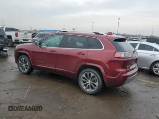 2019 Jeep Cherokee Overland with VIN 1C4PJMJN7KD116482, listed as a Copart auction lot 43687555 with 31,732 mi miles and Clean title. Bid and sale history available at DreamBid. Image 2.