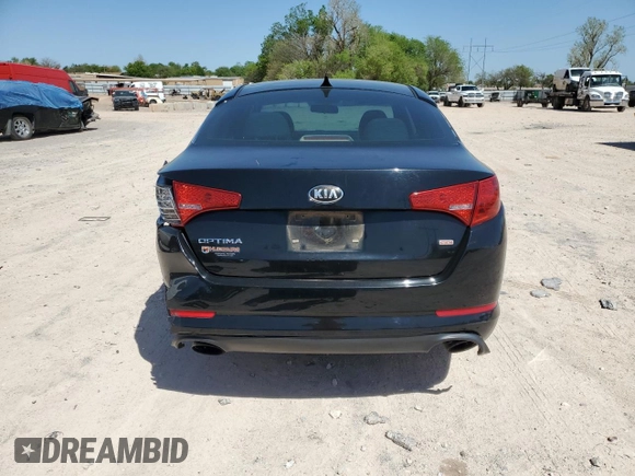 2013 Kia Optima LX with VIN 5XXGM4A76DG149572, listed as a Copart auction lot 43542475 with 186,020 mi miles and Salvage Title. Bid and sale history available at carsss.com. Image 6.