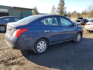 2012 Nissan Versa SV with VIN 3N1CN7AP6CL847182, listed as a Copart auction lot 47076275 with 137,493 mi miles and Salvage Title. Bid and sale history available at carsss.com. Image 3.