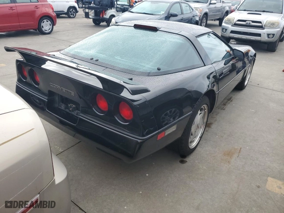 1989 Chevrolet Corvette with VIN 1G1YY2189K5117439, listed as a Copart auction lot 75006794 with 70,940 mi miles and Salvage Title. Bid and sale history available at carsss.com. Image 3.