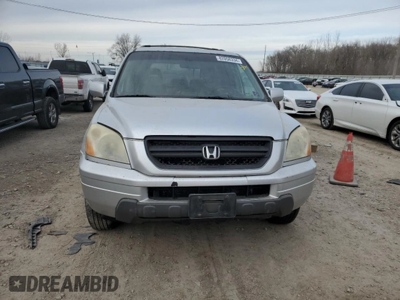 2005 Honda Pilot EX-L z VIN 5FNYF18635B053929, wystawiony jako Copart lot #82058334 z przebiegiem 311 568 mil mil oraz Czysty tytuł • Clean title. Historia ofert i sprzedaży dostępna na DreamBid. Obrazek 5.