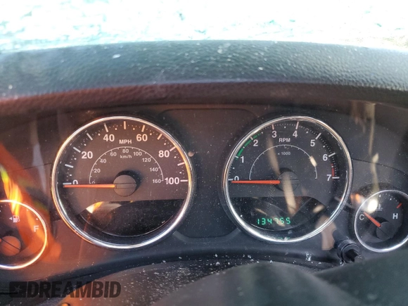 2012 Jeep Wrangler Sport with VIN 1C4AJWAG4CL227968, listed as a Copart auction lot 45925685 with 134,755 mi miles and Salvage title. Bid and sale history available at DreamBid. Image 9.