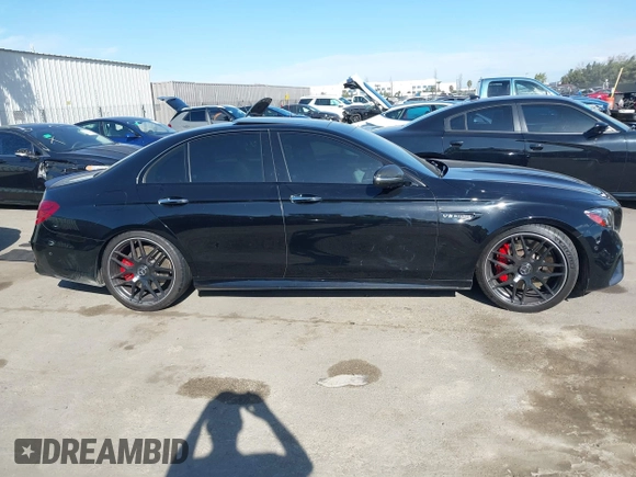 2020 Mercedes-Benz E-Class AMG E 63 S with VIN WDDZF8KB0LA750201, listed as a IAAI auction lot 41266357 with 55,876 mi miles. Bid and sale history available at carsss.com. Image 13.