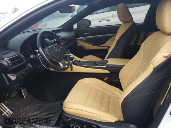 2016 Lexus RC 300 F Sport z VIN JTHSM5BC3G5001799, wystawiony jako Copart lot #75019884 z przebiegiem 57 336 mil mil oraz Szkody całkowita. Historia ofert i sprzedaży dostępna na DreamBid. Obrazek 7.