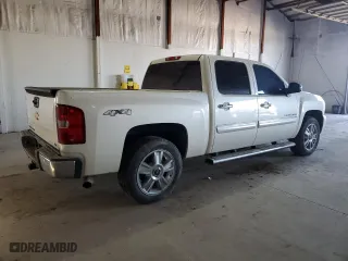 2012 Chevrolet Silverado 1500 LTZ with VIN 3GCPKTE71CG203852, listed as a Copart auction lot 46737545 with 0 mi miles and Salvage Title. Bid and sale history available at carsss.com. Image 3.