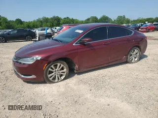 2015 Chrysler 200 Limited with VIN 1C3CCCAB9FN538427, listed as a Copart auction lot 60669975 with 161,977 mi miles and Salvage title. Bid and sale history available at DreamBid. Image 1.