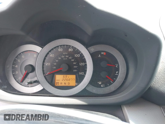 2009 Toyota RAV4 with VIN JTMZF33V595012353, listed as a IAAI auction lot 42193493 with 226,877 mi miles. Bid and sale history available at carsss.com. Image 7.