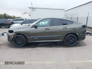 2024 BMW X6 M60i with VIN 5UX43EX06R9U42705, listed as a IAAI auction lot 40359439 with 9,071 mi miles. Bid and sale history available at carsss.com. Image 15.