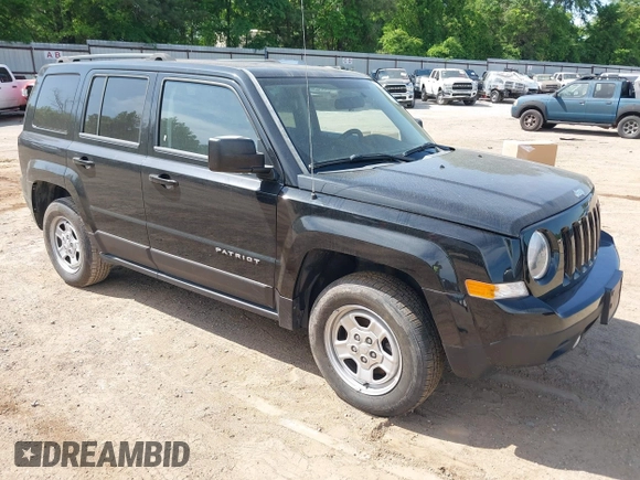 2015 Jeep Patriot Sport with VIN 1C4NJRBB2FD109499, listed as a IAAI auction lot 42027896 with 44,485 mi miles and . Bid and sale history available at carsss.com. Image 1.