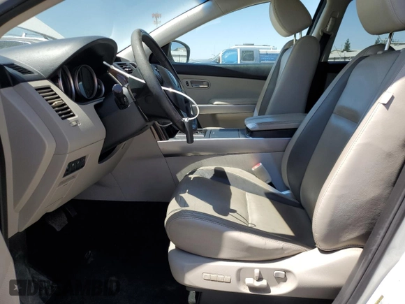 2012 Mazda CX-9 Grand Touring z VIN JM3TB3DVXC0356062, wystawiony jako Copart lot #61493905 z przebiegiem 64 731 mil mil oraz Szkoda całkowita • Salvage title. Historia ofert i sprzedaży dostępna na DreamBid. Obrazek 7.