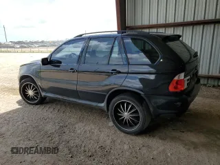2004 BMW X5 3.0i with VIN 5UXFA13564LU24953, listed as a Copart auction lot 64991284 with 166,859 mi miles and Salvage Title. Bid and sale history available at carsss.com. Image 2.