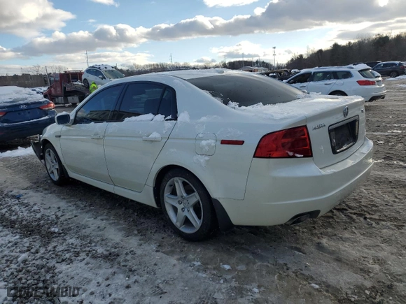 2004 Acura TL with VIN 19UUA66294A021022, listed as a Copart auction lot 44380005 with 136,126 mi miles and Clean Title. Bid and sale history available at carsss.com. Image 2.
