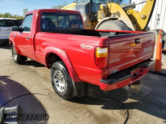 2001 Mazda B-Series Truck DS z VIN 4F4YR12U31TM27467, wystawiony jako Copart lot #73532224 z przebiegiem 89 270 mil mil oraz Szkoda całkowita • Salvage title. Historia ofert i sprzedaży dostępna na DreamBid. Obrazek 2.