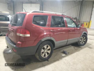2009 Kia Borrego LX with VIN KNDJH741495034922, listed as a Copart auction lot 48099575 with 198,243 mi miles and Salvage Title. Bid and sale history available at carsss.com. Image 3.