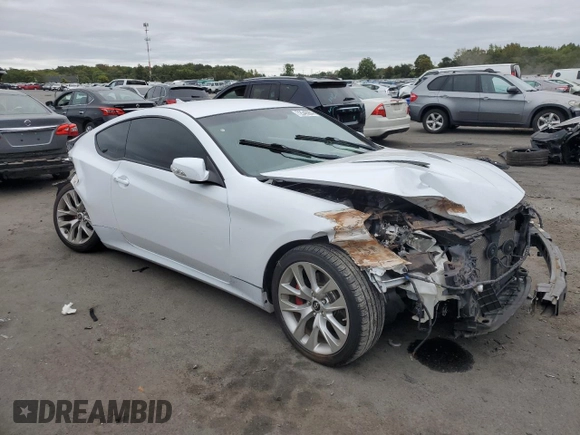 2015 Hyundai Genesis Coupe 3.8L Base z VIN KMHHT6KJ6FU125651, wystawiony jako Copart lot #72545964 z przebiegiem Nie podano mil oraz Szkody całkowita. Historia ofert i sprzedaży dostępna na DreamBid. Obrazek 4.