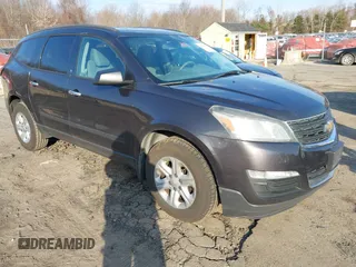 2013 Chevrolet Traverse LS with VIN 1GNKVFKD0DJ200817, listed as a IAAI auction lot 41764395 with 143,609 mi miles and . Bid and sale history available at DreamBid. Image 1.