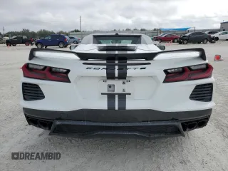 2023 Chevrolet Corvette 2LT with VIN 1G1YB3D46P5131211, listed as a Copart auction lot 41807615 with 9,204 mi miles and Salvage Title. Bid and sale history available at carsss.com. Image 6.