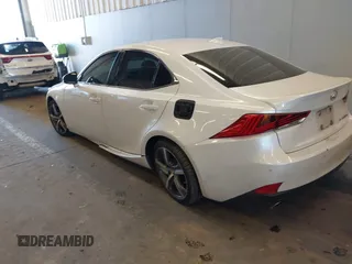 2017 Lexus IS with VIN JTHCM1D26H5019524, listed as a IAAI auction lot 41658118 with 108,487 mi miles. Bid and sale history available at carsss.com. Image 3.