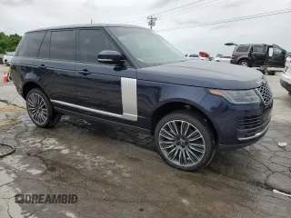 2020 Land Rover Range Rover P525 HSE with VIN SALGS2SE6LA584151, listed as a Copart auction lot 55283835 with 53,622 mi miles and Salvage title. Bid and sale history available at DreamBid. Image 4.