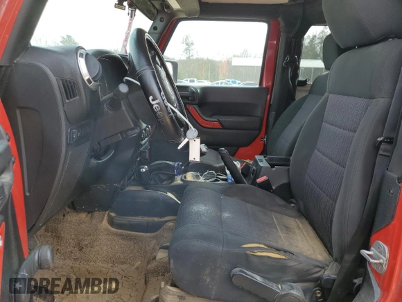 2011 Jeep Wrangler Rubicon with VIN 1J4BA6D18BL619243, listed as a Copart auction lot 74957024 with 268,015 mi miles and Salvage Title. Bid and sale history available at carsss.com. Image 7.