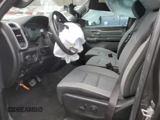 2021 Ram 1500 Big Horn with VIN 1C6RRFBGXMN561932, listed as a Copart auction lot 45969175 with 0 mi miles and Salvage Title. Bid and sale history available at carsss.com. Image 7.
