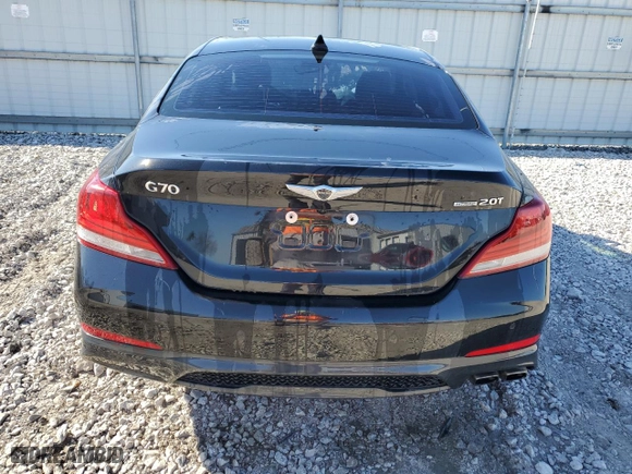 2019 Genesis G70 2.0T Advanced with VIN KMTG34LA6KU031624, listed as a Copart auction lot 42778384 with 68,370 mi miles. Bid and sale history available at carsss.com. Image 6.
