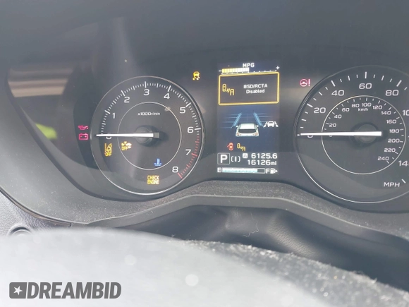 2023 Subaru Impreza Premium with VIN 4S3GTAD67P3722018, listed as a IAAI auction lot 41099791 with 16,126 mi miles and . Bid and sale history available at DreamBid. Image 7.