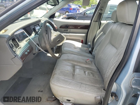 2003 Mercury Grand Marquis LS Premium с VIN 2MEFM75WX3X665058, выставлен на аукционе Copart как лот 55266225 с пробегом 120 904 миль миль и Списание • Salvage title. История ставок и продаж доступна на DreamBid. Изображение 7.