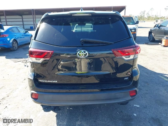 2019 Toyota Highlander SE with VIN 5TDKZRFH2KS569058, listed as a IAAI auction lot 41739724 with NaN miles. Bid and sale history available at carsss.com. Image 16.