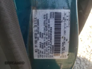 1995 Ford Escort z VIN 1FASP14J9SW304866, wystawiony jako Copart lot #73006174 z przebiegiem 126 068 mil mil oraz Szkoda całkowita • Salvage title. Historia ofert i sprzedaży dostępna na DreamBid. Obrazek 12.