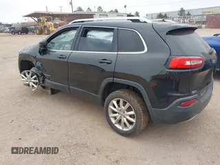 2014 Jeep Cherokee Limited with VIN 1C4PJLDSXEW279356, listed as a IAAI auction lot 41533158 with 115,117 mi miles. Bid and sale history available at carsss.com. Image 3.